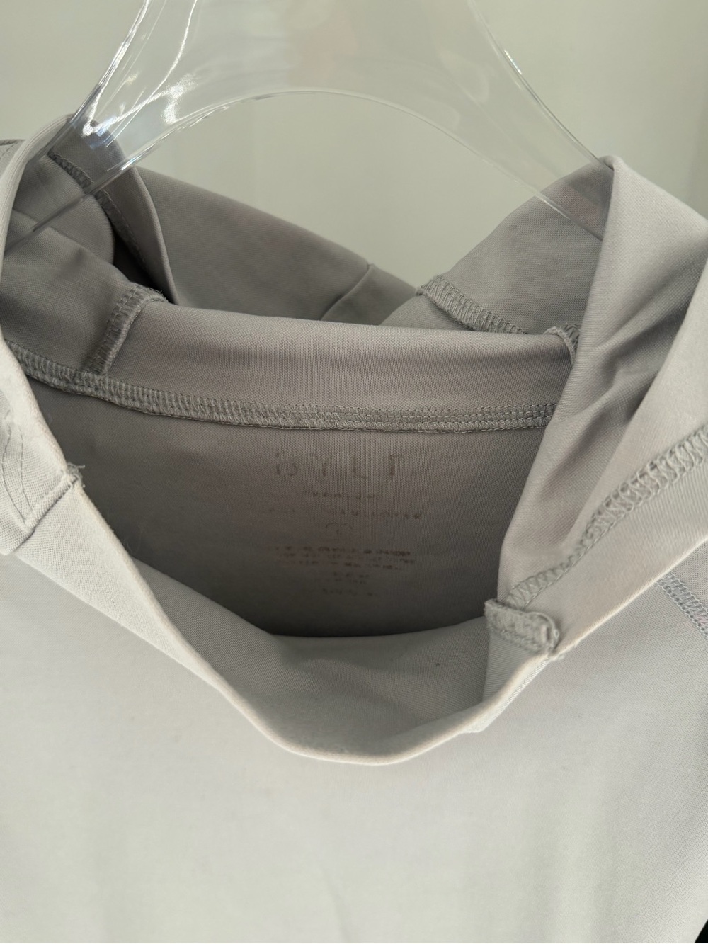 BYLT Basics Light Gray Hooded Sweatshirt - Picture 4 of 7